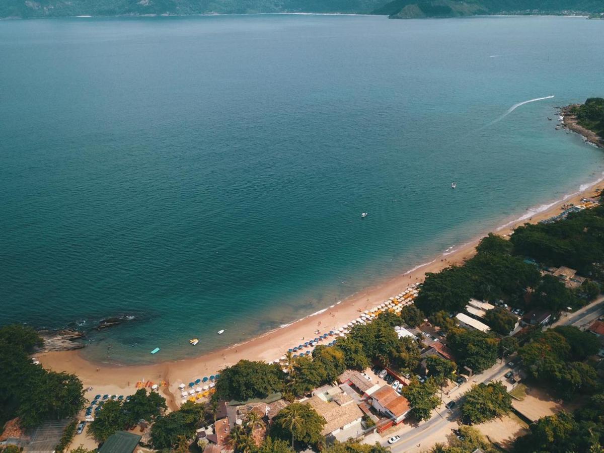 Bangalo Com Vista Para O Mar No Condominio Yacamim Ilhabela Praia Do Curral Экстерьер фото