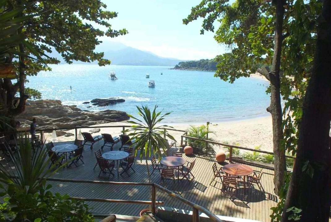 Bangalo Com Vista Para O Mar No Condominio Yacamim Ilhabela Praia Do Curral Экстерьер фото